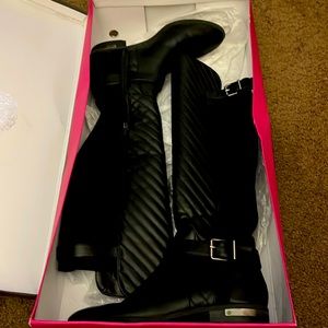 Sexy flat knee high boots